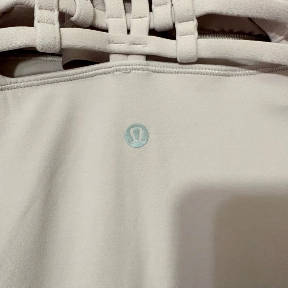 Lululemon Slide With Me Tank Light Support Porcelain Pink Size 4